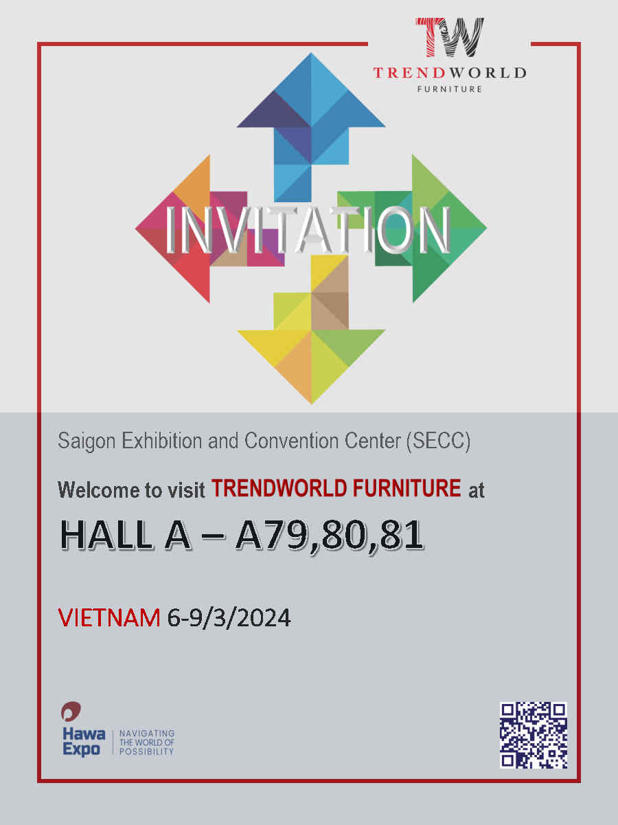 WELCOME TO JOIN US AT HAWA EXPO 2024 Trendworld Furniture   Trendworld HawaeExpo2024 Invitation 