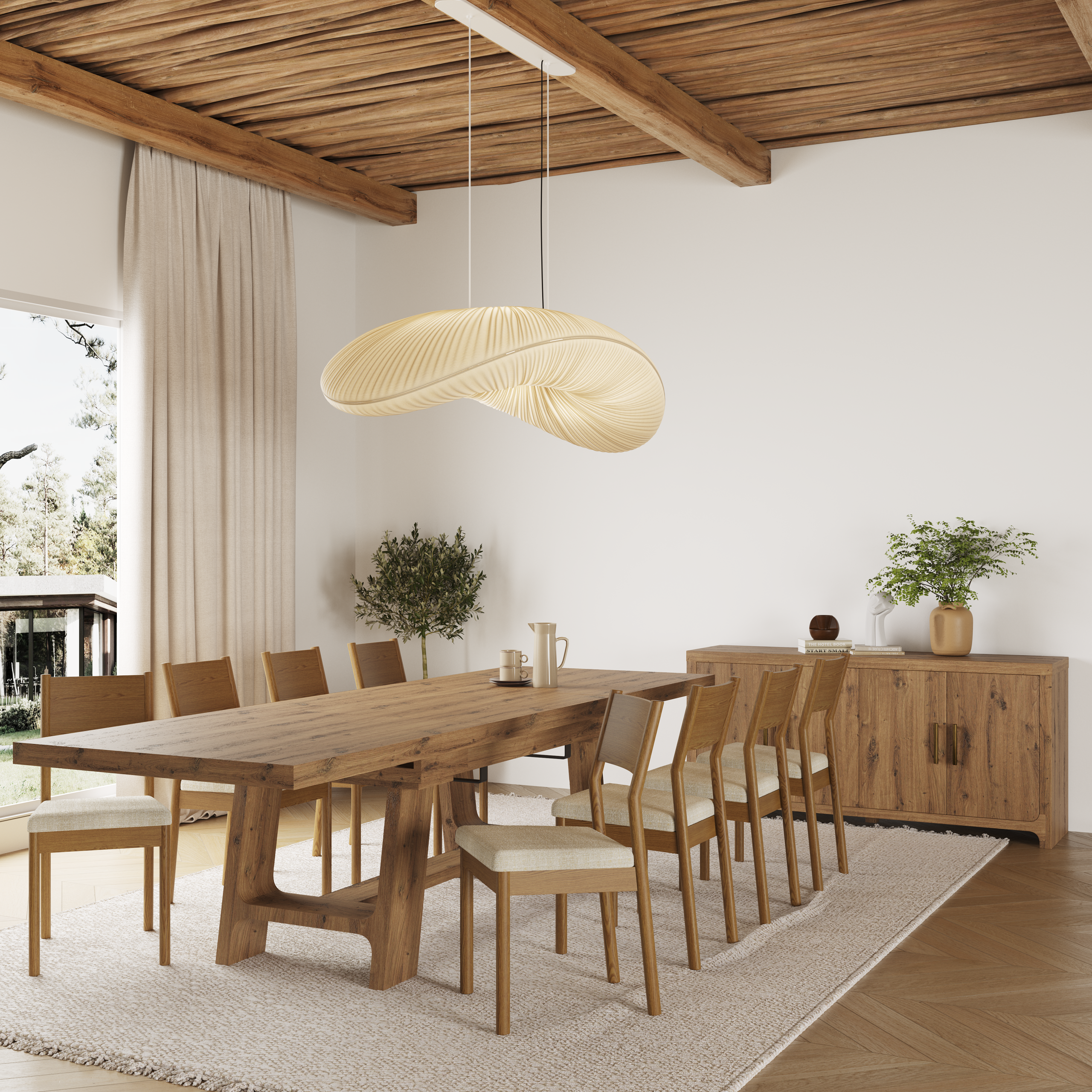 DET- DETROIT DINING ROOM-CASHEW